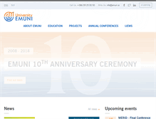 Tablet Screenshot of emuni.si